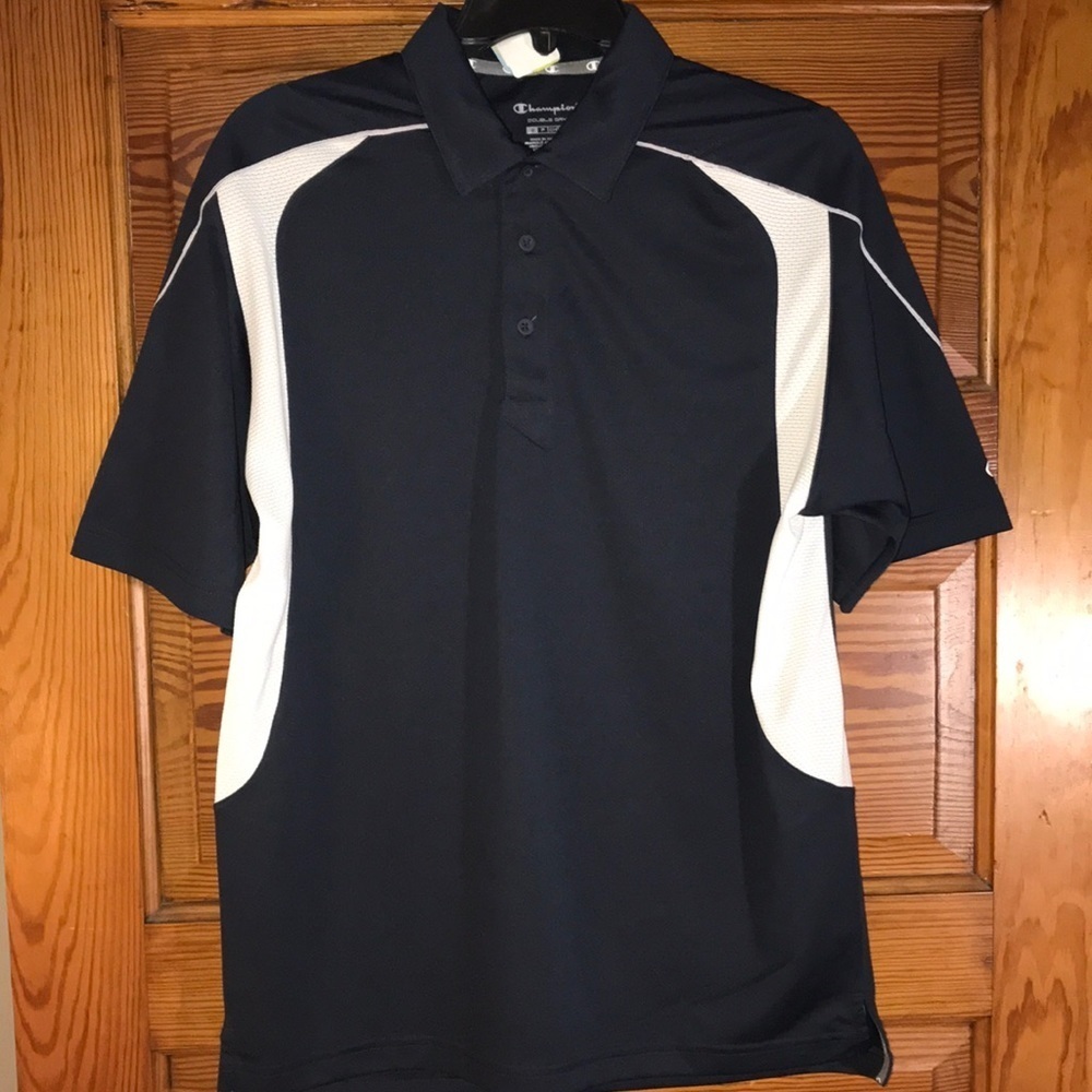 Champion Navy Blue Polo Shirt S NWT